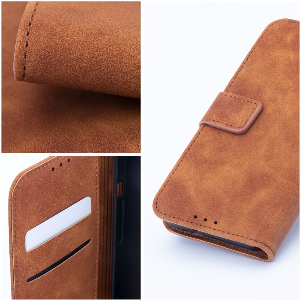 Xiaomi Redmi Note 14 5G Tender notesz tok (Barna)