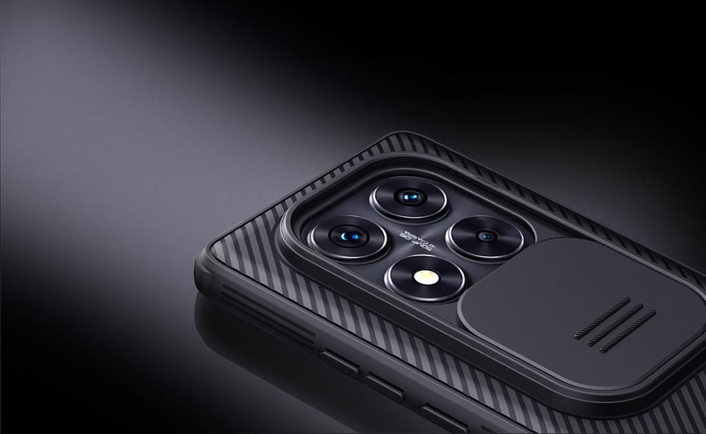 Xiaomi Redmi Note 14 Pro 5G Nillkin camshield pro kameravédős hátlap tok (Fekete)