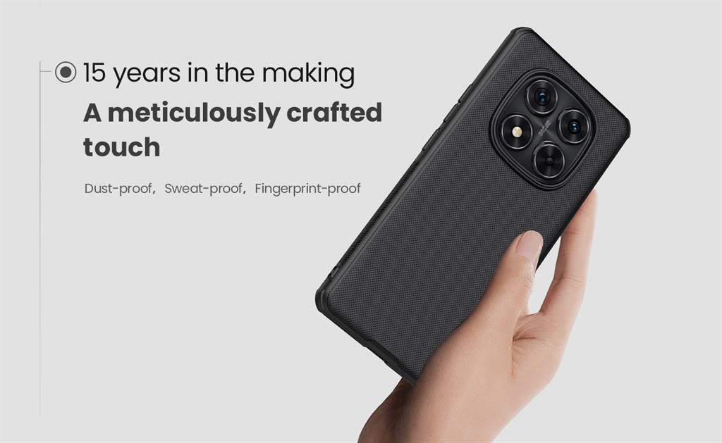 Xiaomi Redmi Note 14 Pro 5G Nillkin Super frosted strapabíró hátlap tok (Kék)