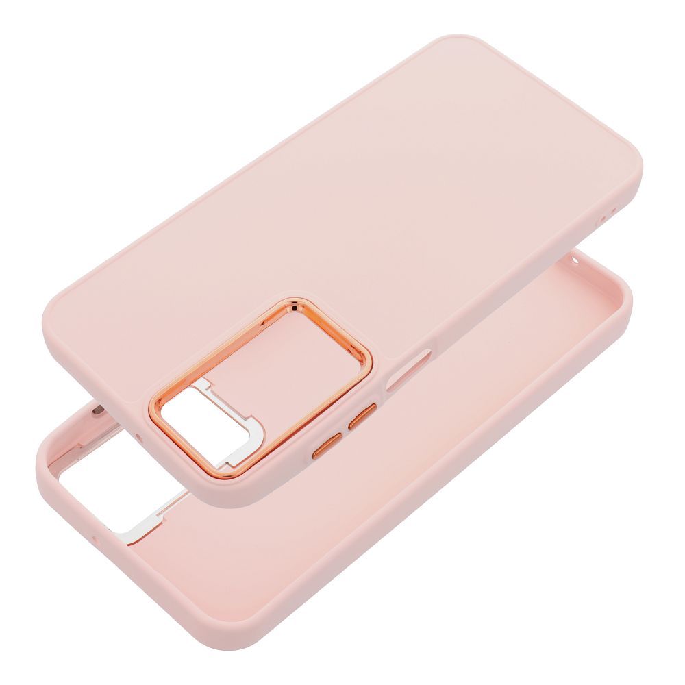 Xiaomi Redmi Note 14 Pro 5G / Redmi Note 14 Pro Plus 5G Frame szilikon hátlap tok (Rózsaszín)