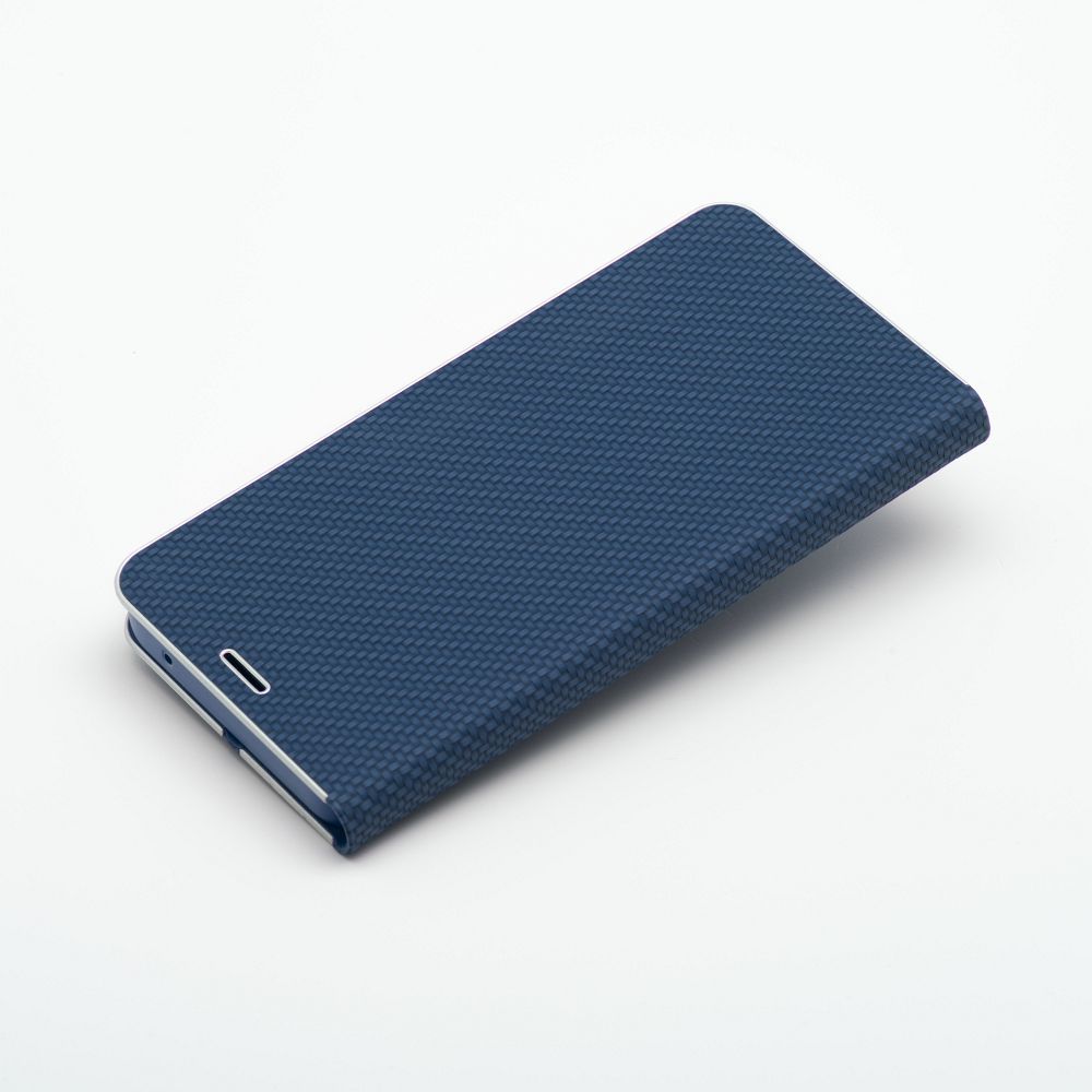 Xiaomi Redmi Note 14 Pro 5G / Redmi Note 14 Pro Plus 5G Lunca carbon notesz tok (Kék)