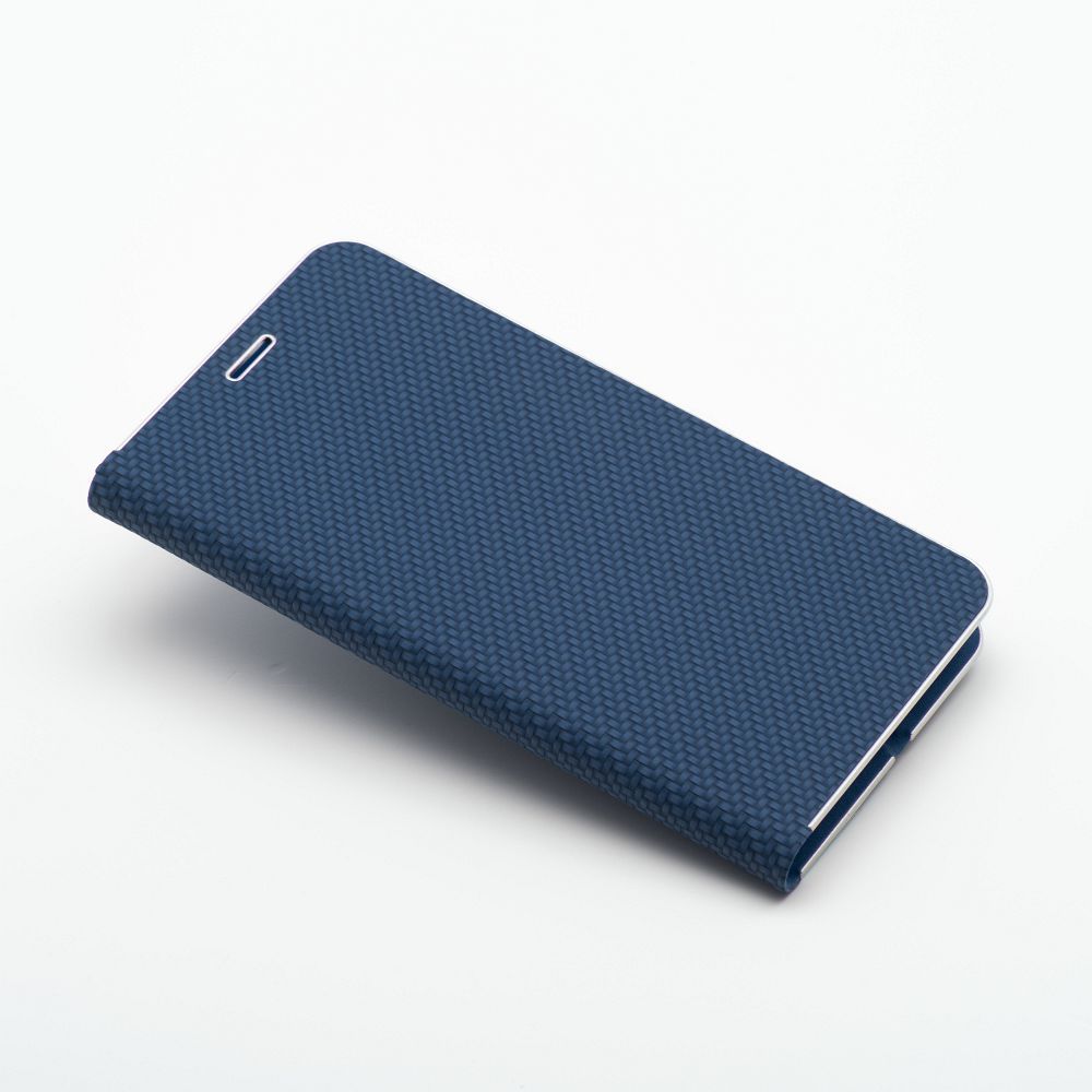 Xiaomi Redmi Note 14 Pro 5G / Redmi Note 14 Pro Plus 5G Lunca carbon notesz tok (Kék)