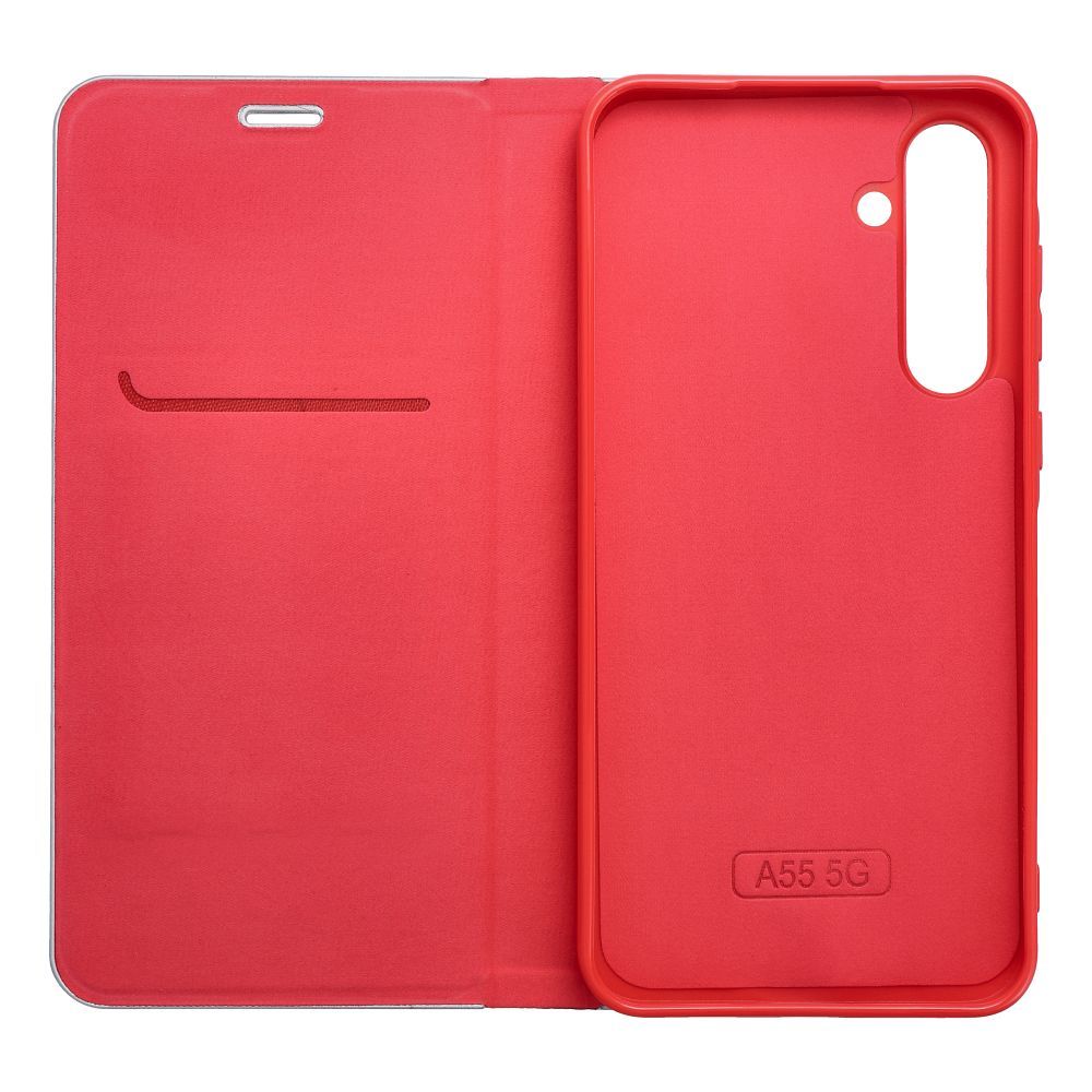 Xiaomi Redmi Note 14 Pro 5G / Redmi Note 14 Pro Plus 5G Lunca carbon notesz tok (Piros)