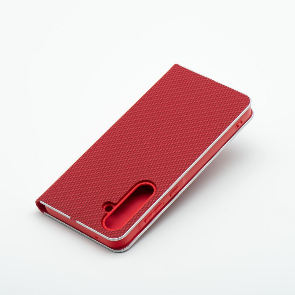 Xiaomi Redmi Note 14 Pro 5G / Redmi Note 14 Pro Plus 5G Lunca carbon notesz tok (Piros)