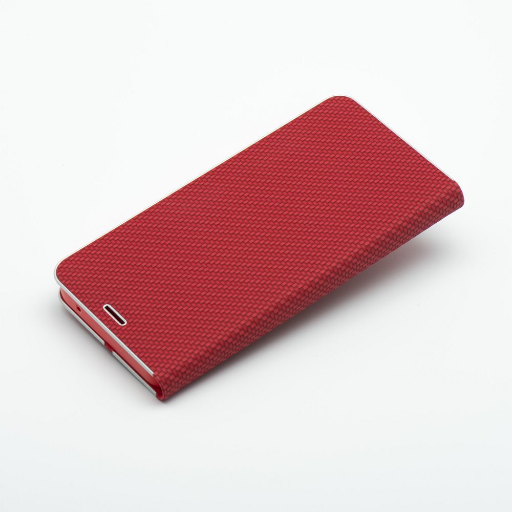 Xiaomi Redmi Note 14 Pro 5G / Redmi Note 14 Pro Plus 5G Lunca carbon notesz tok (Piros)