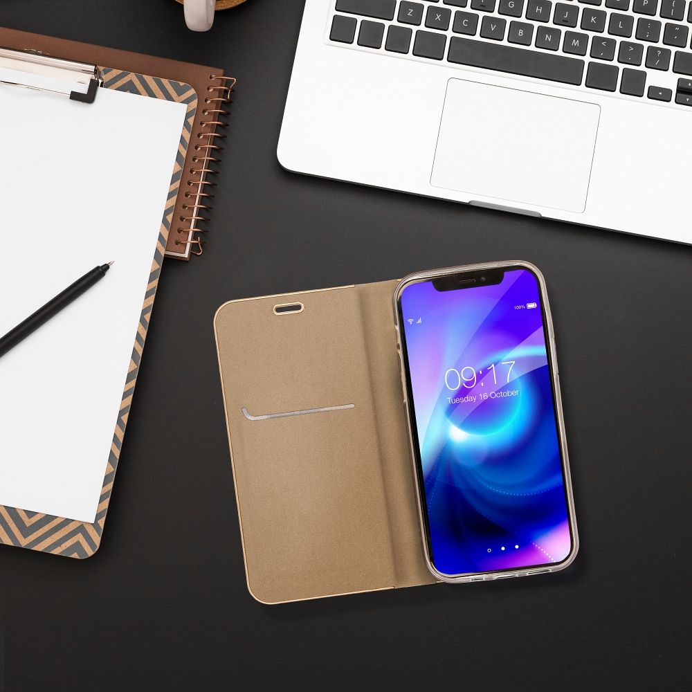 Xiaomi Redmi Note 14 Pro 5G / Redmi Note 14 Pro Plus 5G Lunca gold notesz tok (Arany)