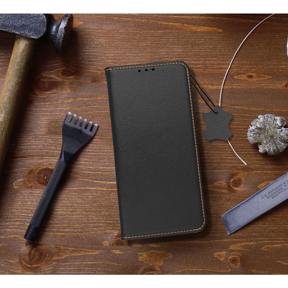 Xiaomi Redmi Note 14 Pro 5G / Redmi Note 14 Pro Plus 5G Smart Pro bőr notesz tok (Fekete)