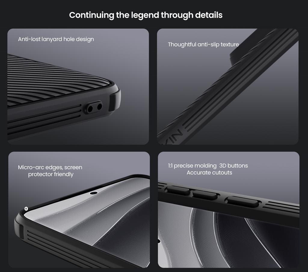 Xiaomi Redmi Note 14 Pro Plus 5G Nillkin camshield pro kameravédős hátlap tok (Kék) 9