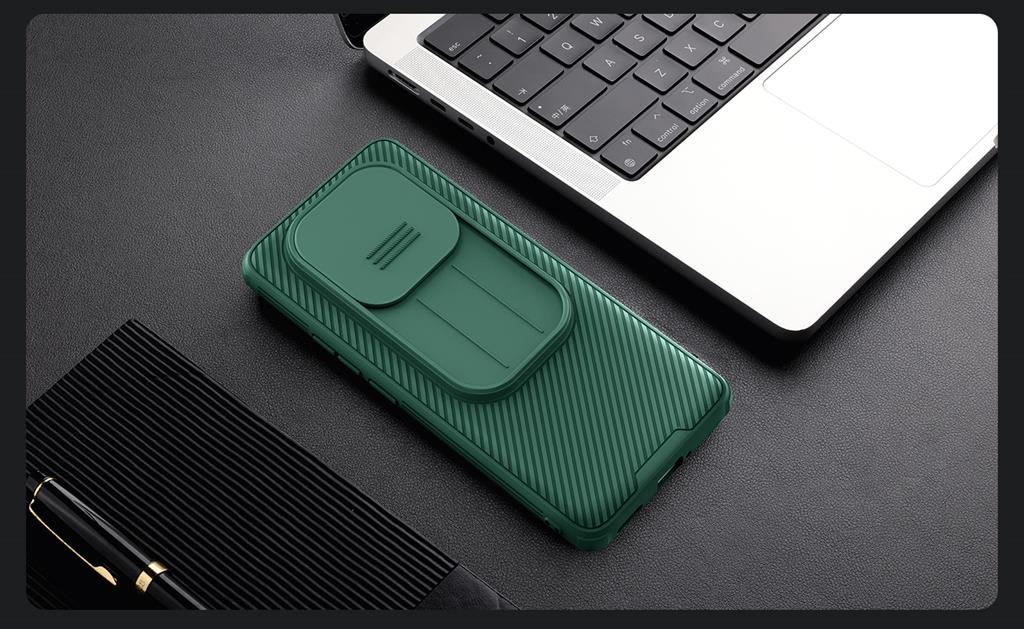 Xiaomi Redmi Note 14 Pro Plus 5G Nillkin camshield pro kameravédős hátlap tok (Kék) 12