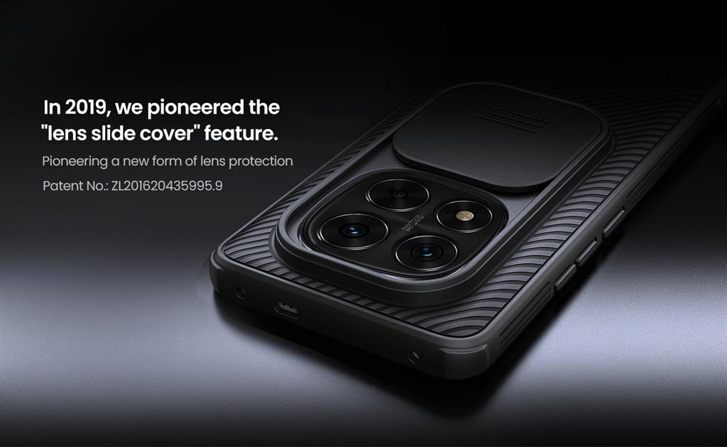 Xiaomi Redmi Note 14 Pro Plus 5G Nillkin camshield pro kameravédős hátlap tok (Kék) 5