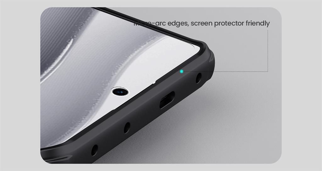 Xiaomi Redmi Note 14 Pro Plus 5G Nillkin Super frosted shield pro magsafe strapabíró hátlap tok (Fekete)