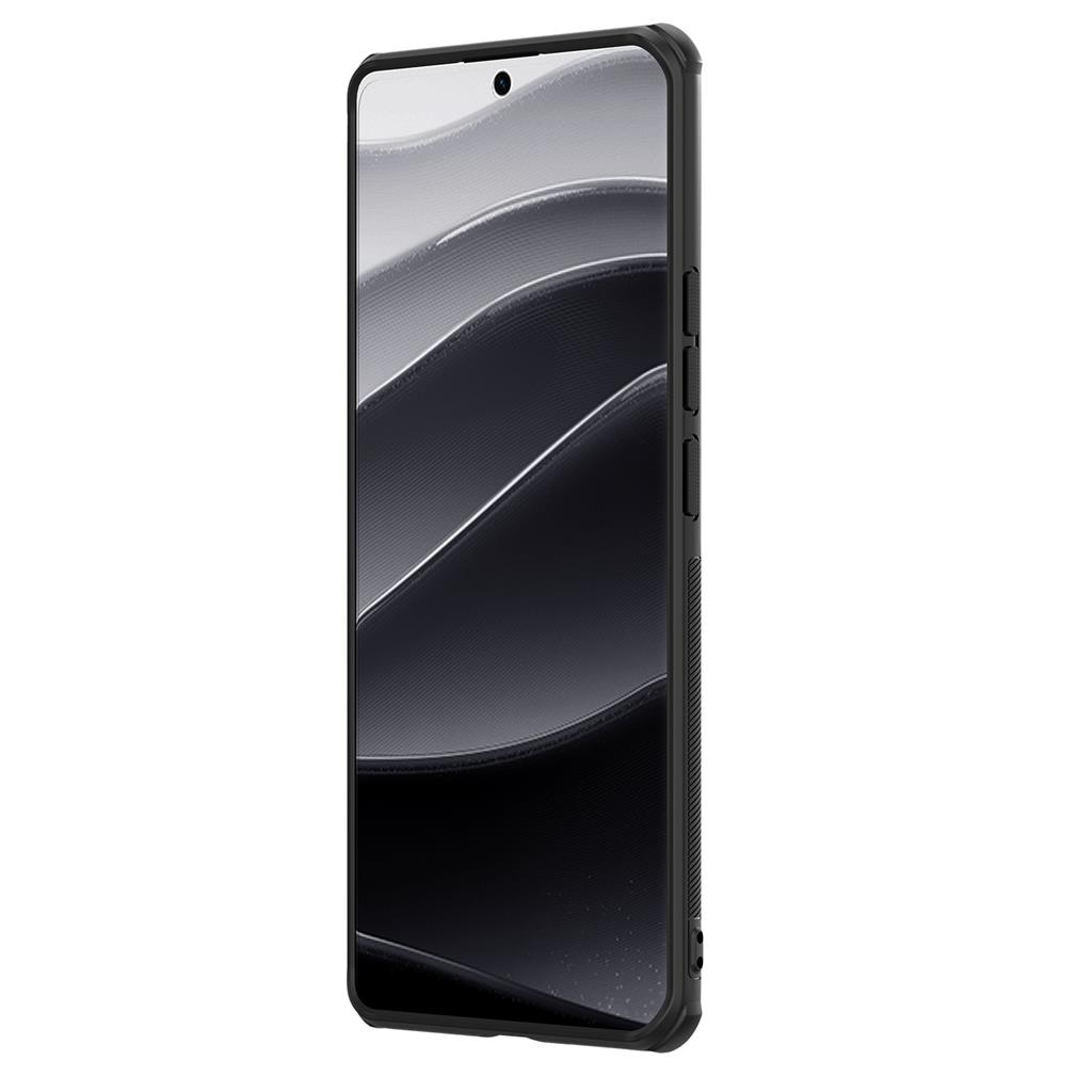 Xiaomi Redmi Note 14 Pro Plus 5G Nillkin Super frosted shield pro magsafe strapabíró hátlap tok (Fekete)