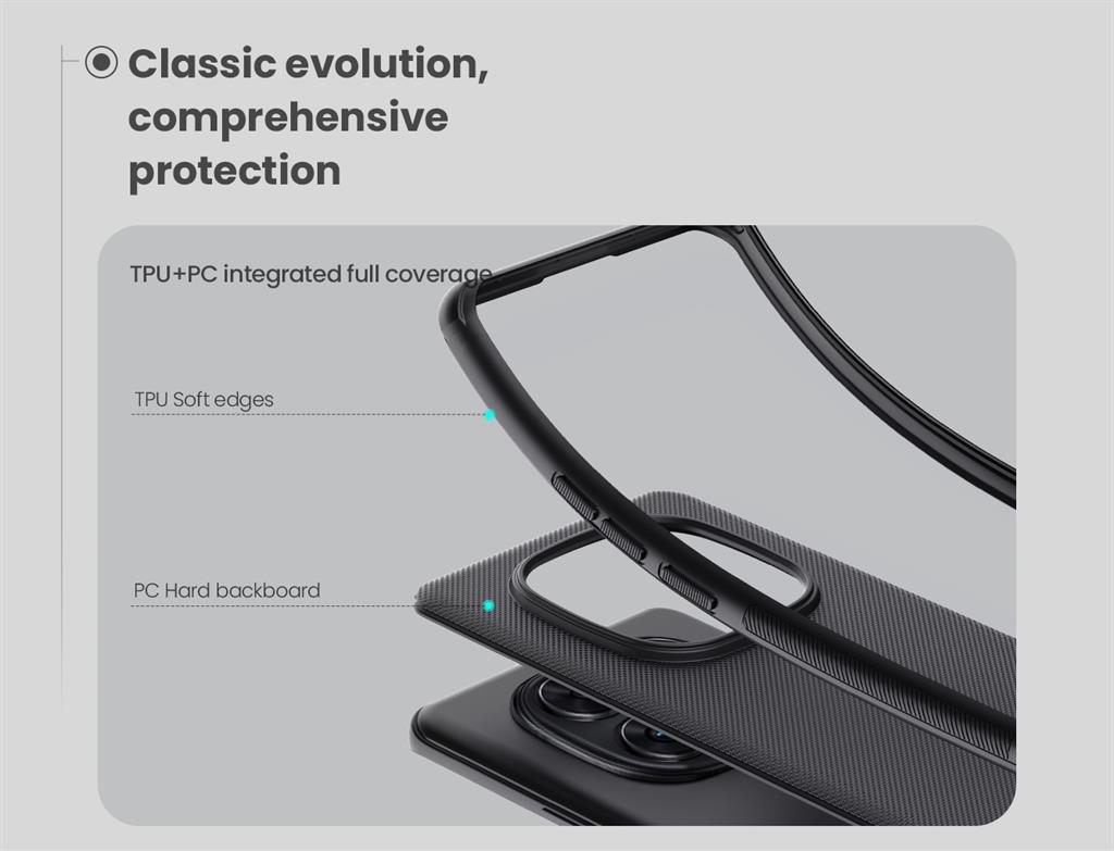 Xiaomi Redmi Note 14 Pro Plus 5G Nillkin Super frosted strapabíró hátlap tok (Kék)