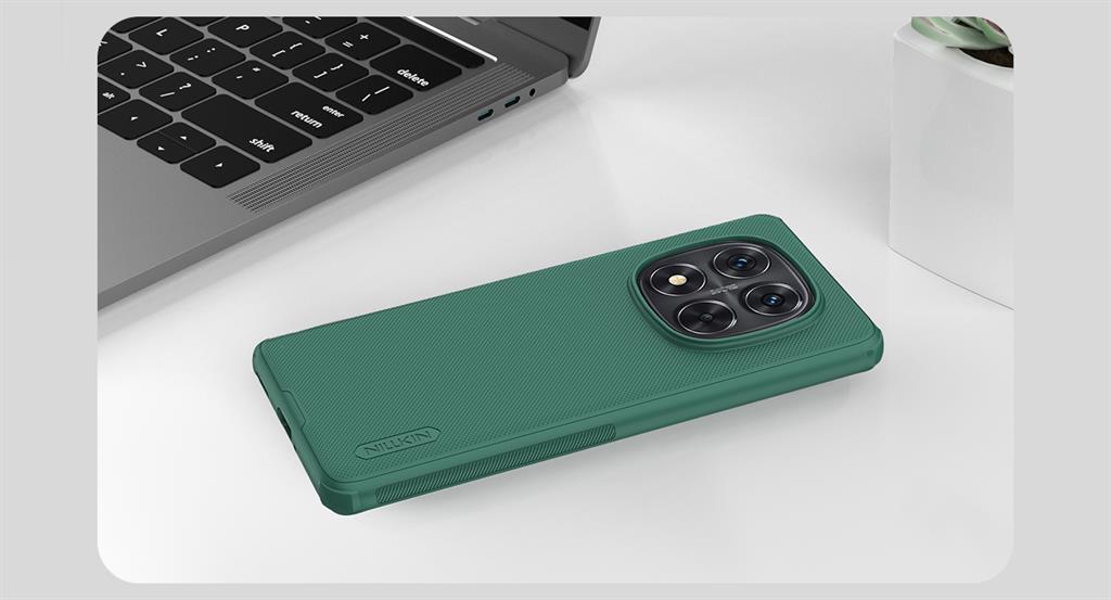 Xiaomi Redmi Note 14 Pro Plus 5G Nillkin Super frosted strapabíró hátlap tok (Kék)