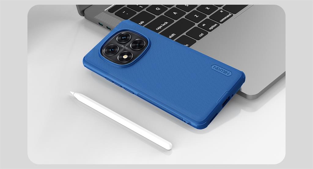 Xiaomi Redmi Note 14 Pro Plus 5G Nillkin Super frosted strapabíró hátlap tok (Kék)