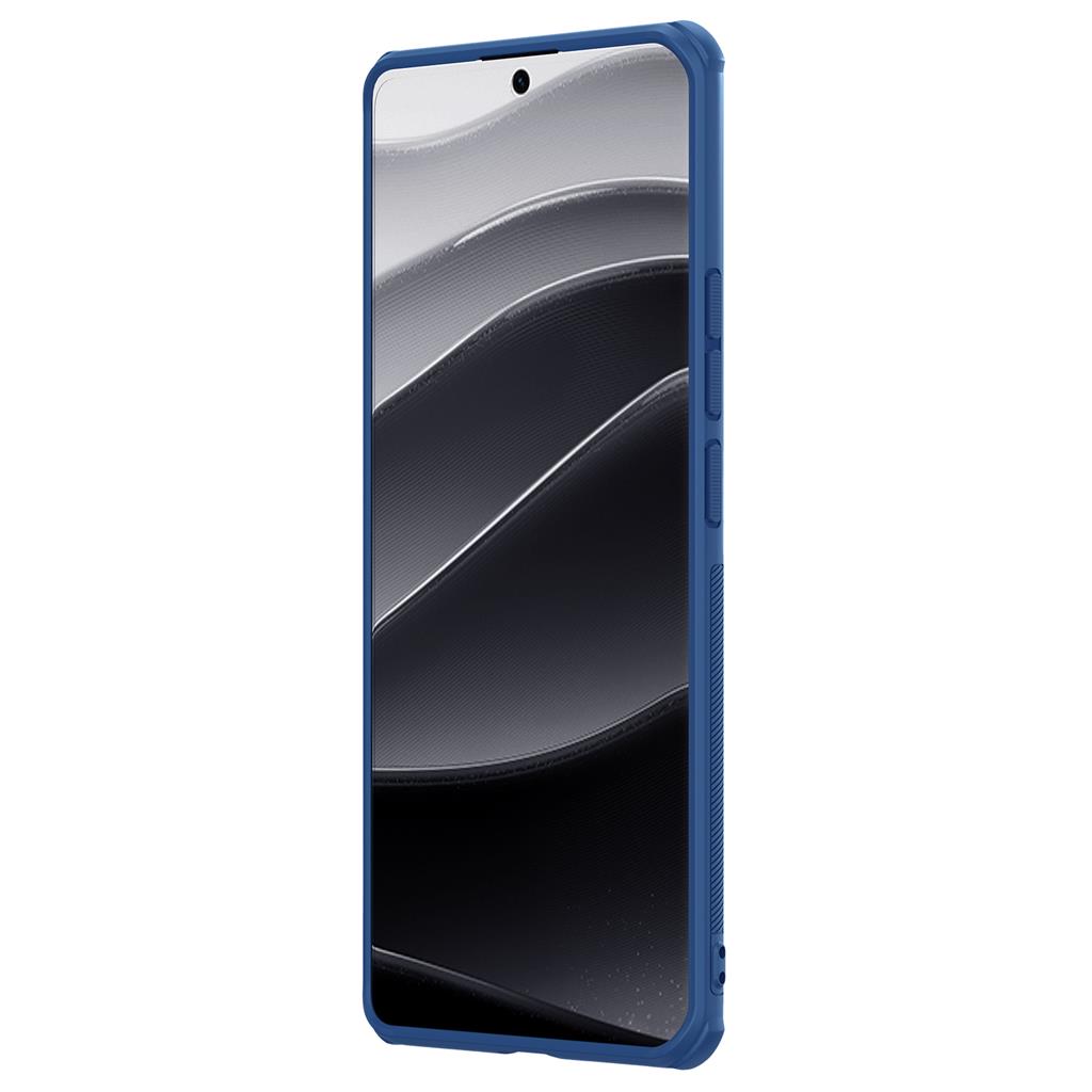 Xiaomi Redmi Note 14 Pro Plus 5G Nillkin Super frosted strapabíró hátlap tok (Kék)