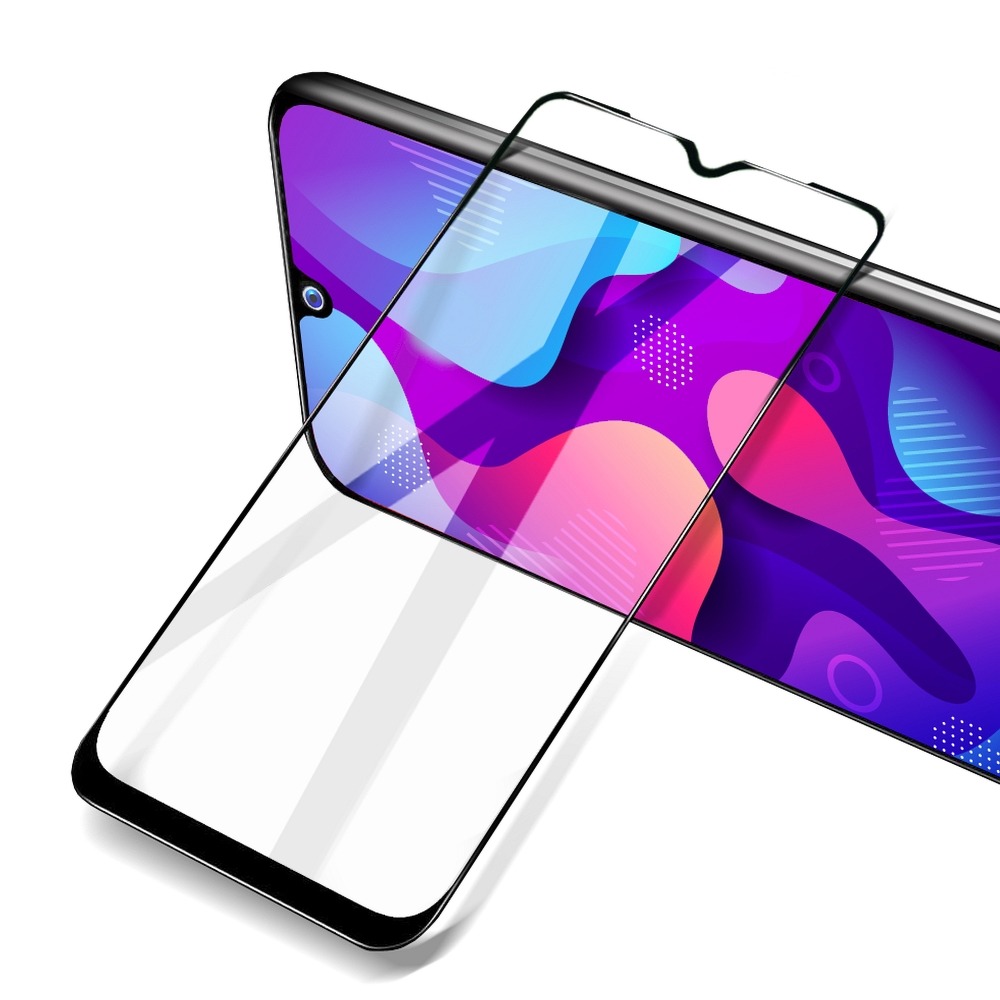 Xiaomi Redmi Note 9 Kerámia üvegfólia, átlátszó (fekete keret) 0