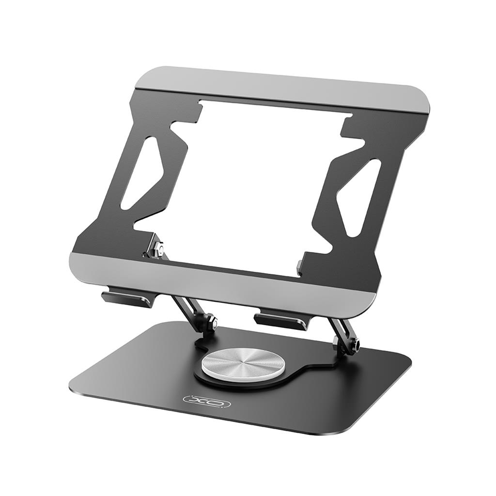 XO C153 fém elforgatható laptop állvány (Fekete)