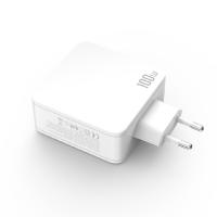 XO CE14 gyorstöltő adapter, 2x Type-C (20W) / 1x USB-A (18W) csatlakozóval fehér 0