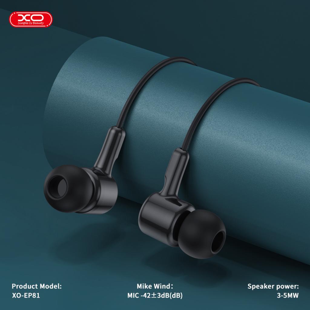 XO EP81 Type-C fülhallgató (Fekete)