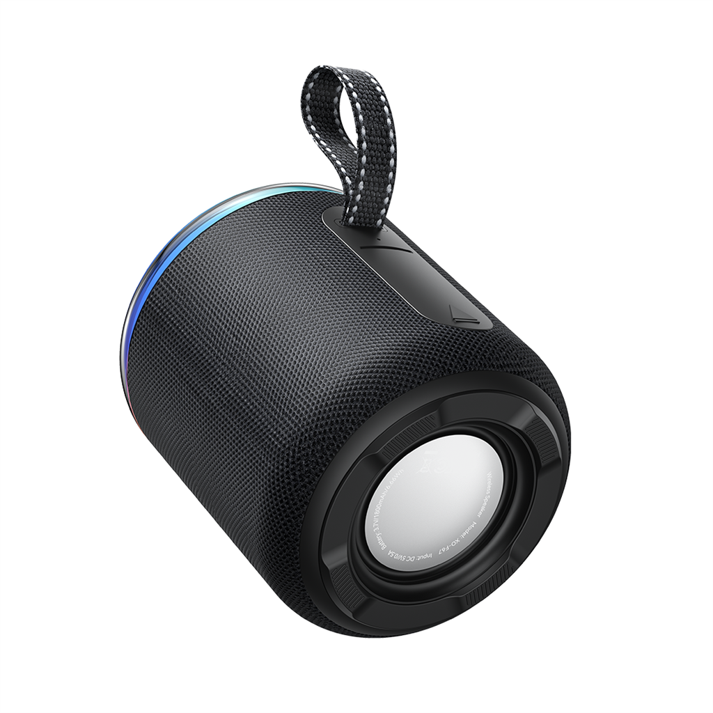 XO F67 LED Dazzle hordozható Bluetooth hangszóró (Fekete)