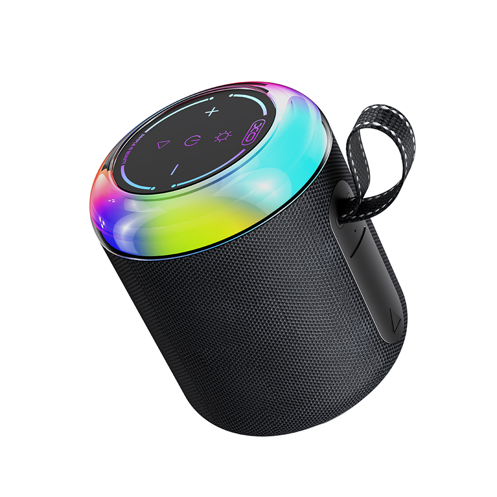 XO F67 LED Dazzle hordozható Bluetooth hangszóró (Fekete)