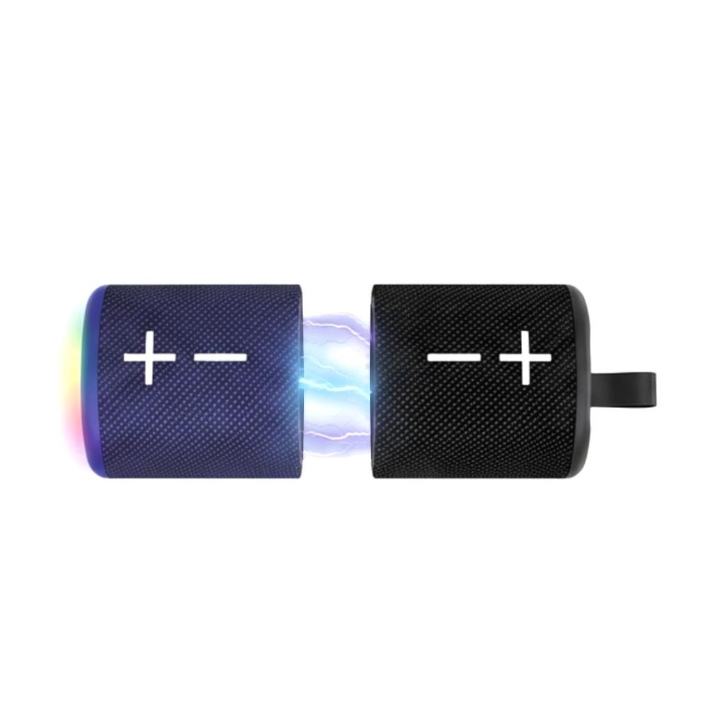 XO F79 mágneses RGB hordozható Bluetooth hangszóró (Fekete)