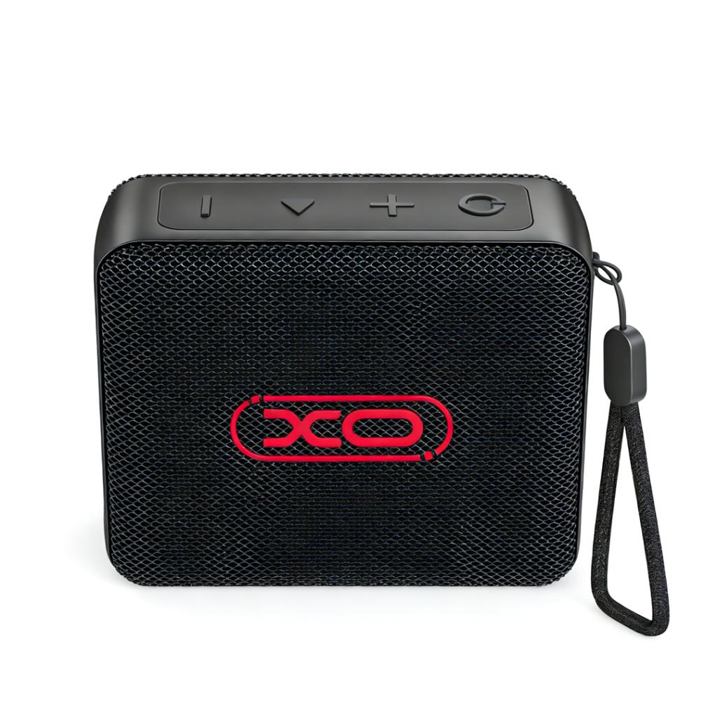 XO F85 Boombox RGB hordozható Bluetooth hangszóró USB/TF kártyaolvasóval (Fekete)