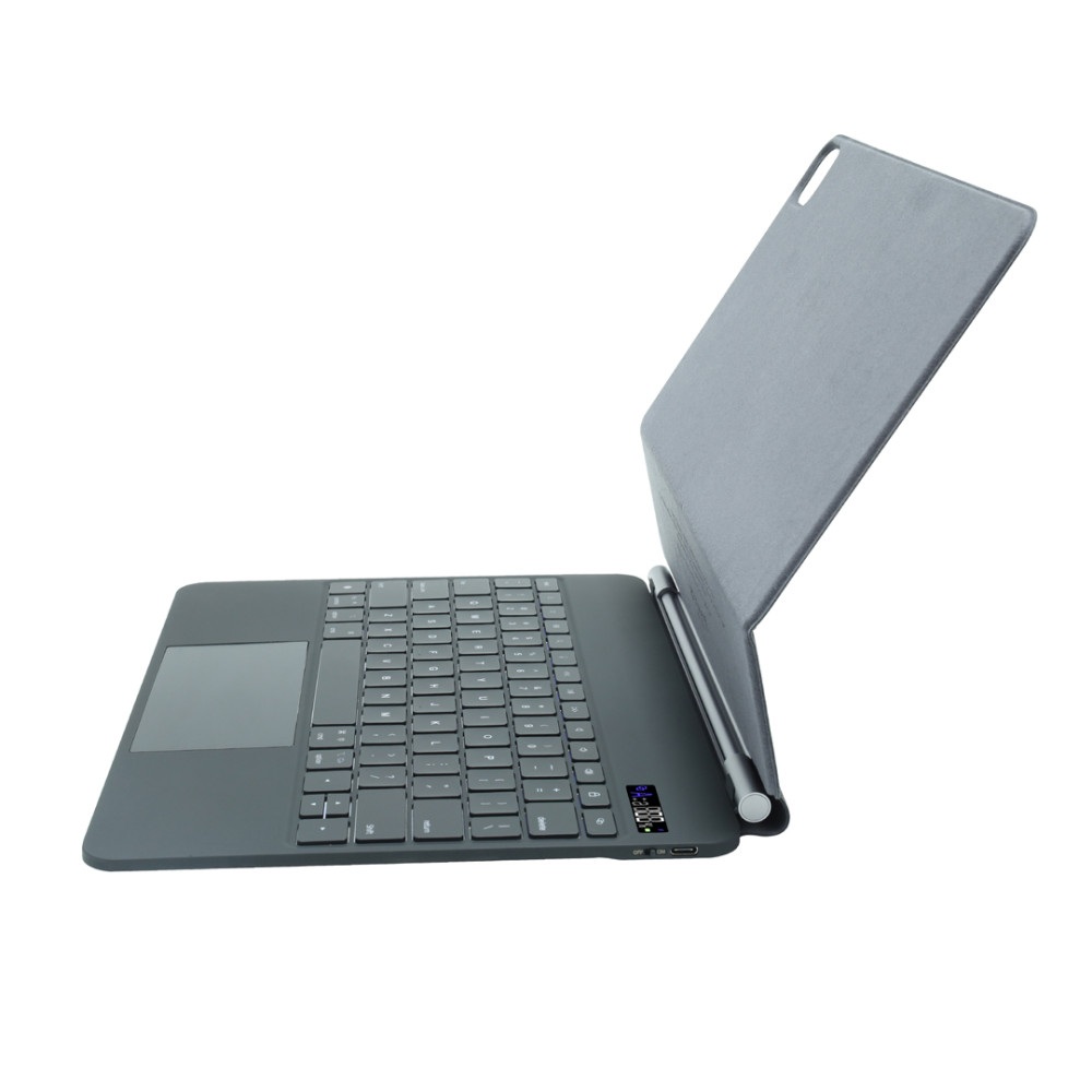 XO KB-10 okos billentyűzet digitális kijelzővel iPad 12.9" (Fekete) - 78 gombos