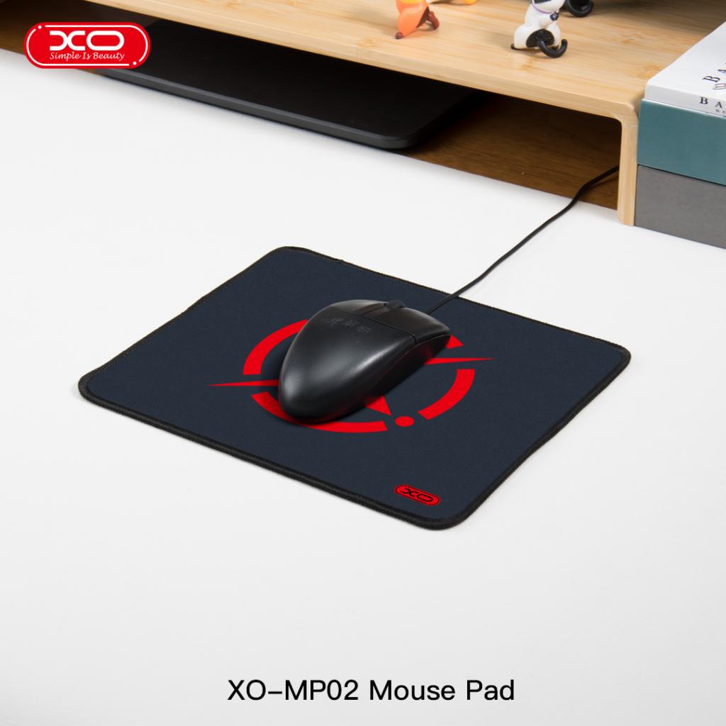 XO MP02 egérpad (Fekete) - 200x240x2mm
