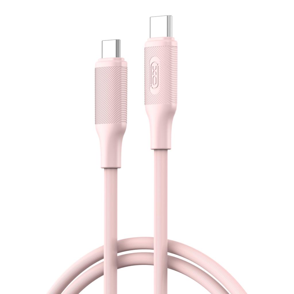 XO NB265 USB – USB-C kábel (Rózsaszín) - 1,0 m - 2.4A