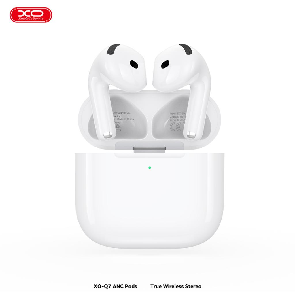 XO Q7 ANC Gen 6 Smart Bin vezeték nélküli fülhallgató (Fehér)