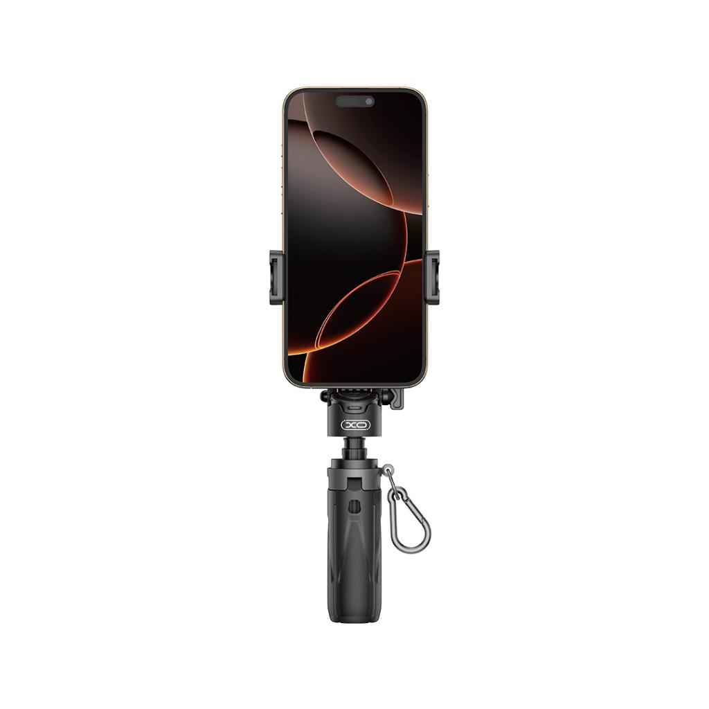 XO SS12 Bluetooth szelfibot állvánnyal és LED fénnyel, GoPro-kompatibilis, 95 cm (Fekete) 0