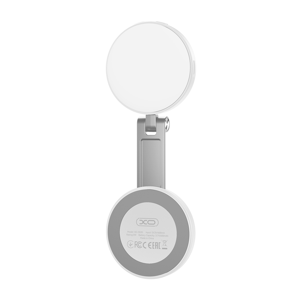 XO SS35 többfunkciós mágneses összecsukható szelfilámpa és állvány (Fehér)
