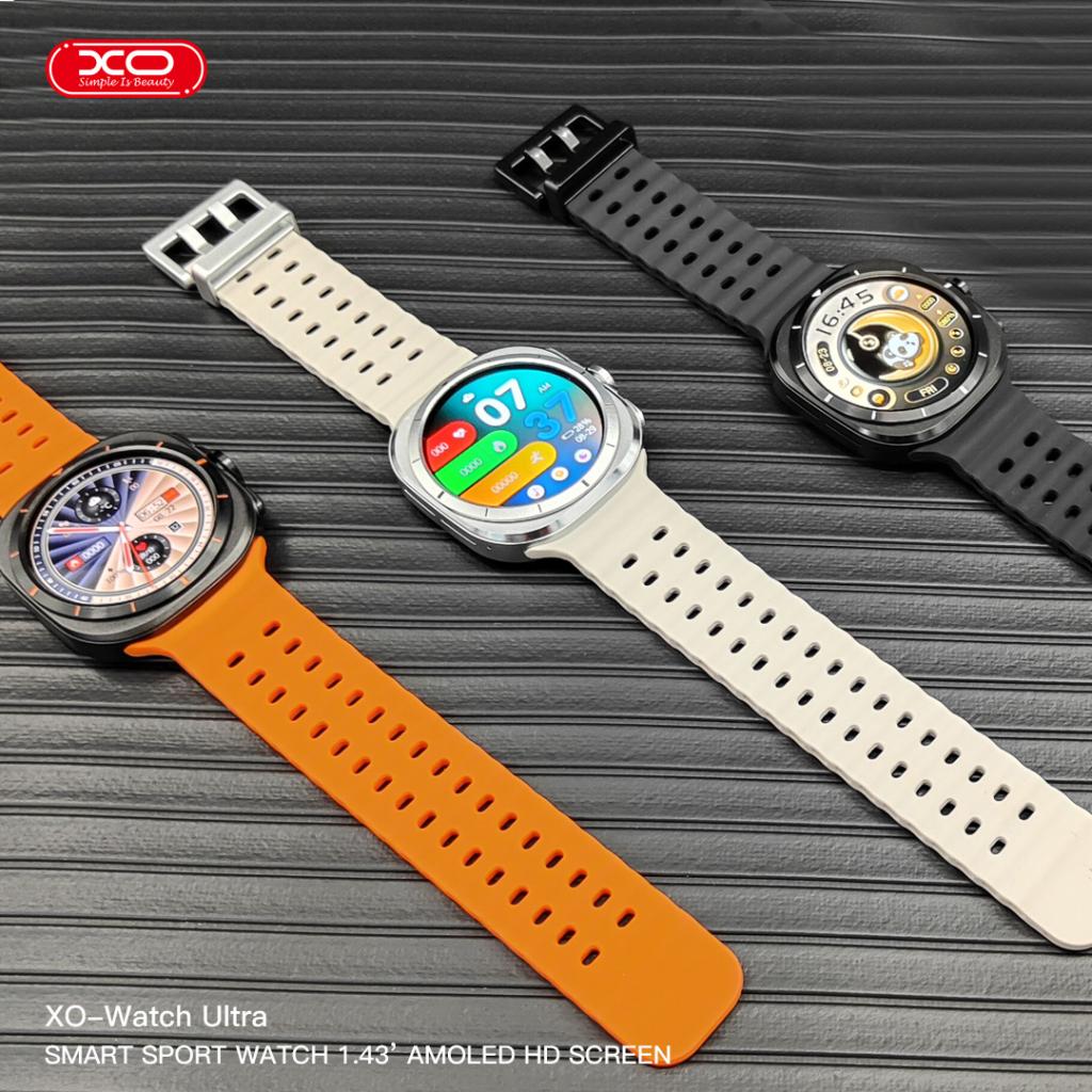 XO Watch Ultra okosóra – AMOLED kijelzős, sportfunkciós, hívásfogadásra alkalmas (Fehér) 1
