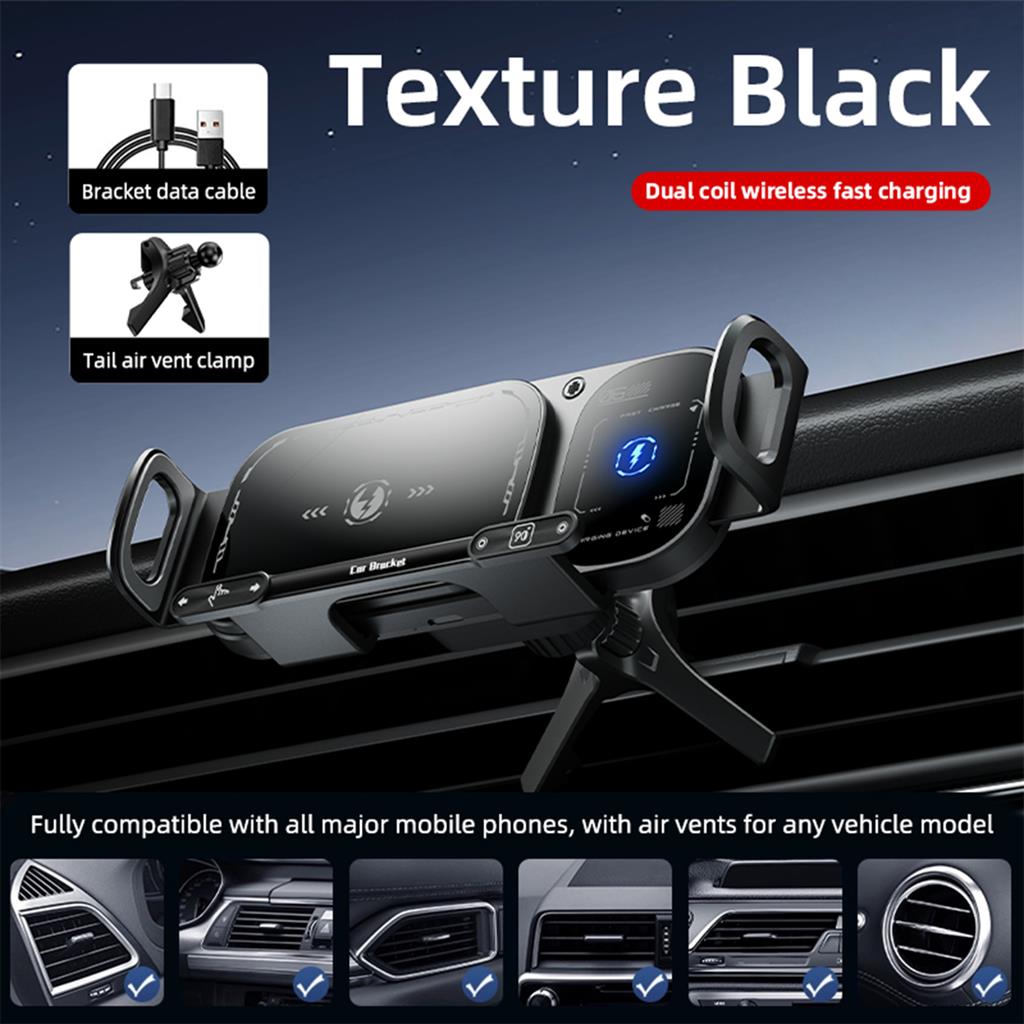 XO WX042 vezeték nélküli töltő (Fekete) - 15W