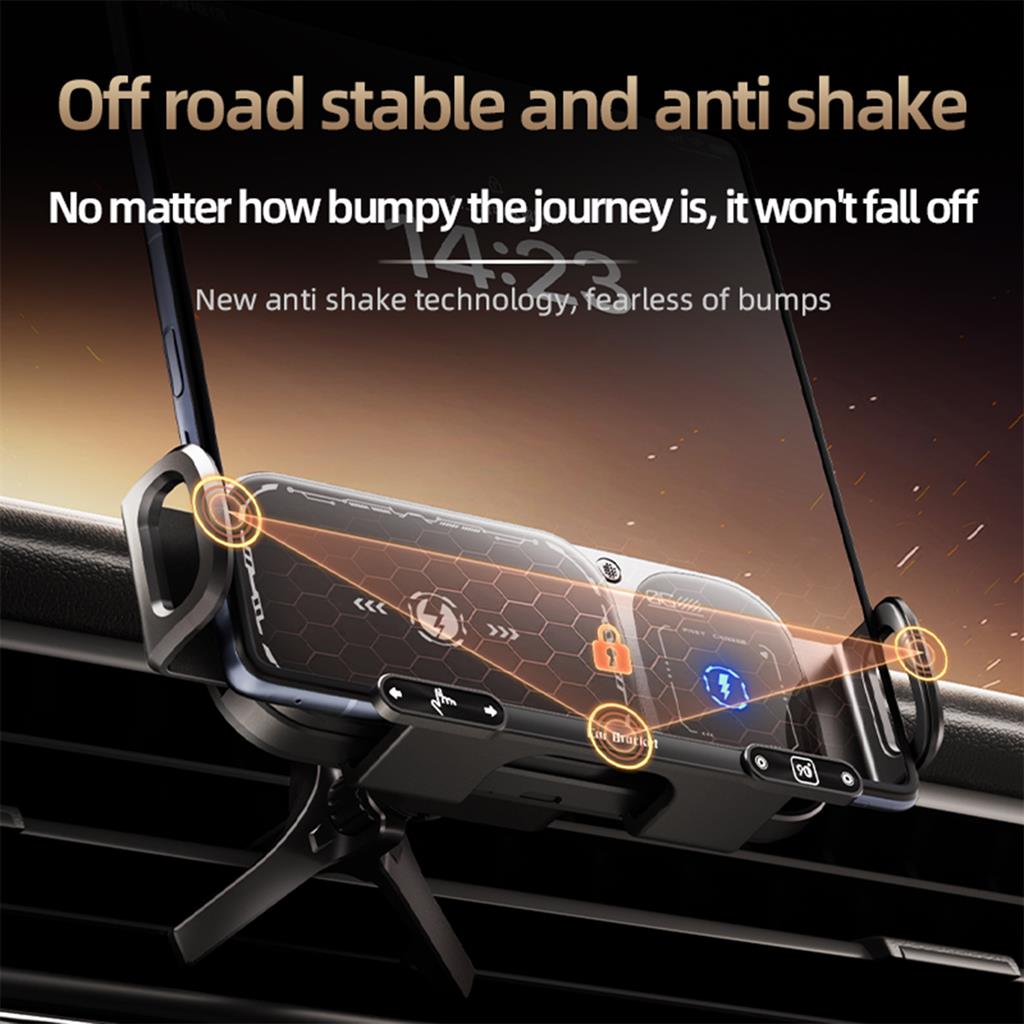 XO WX042 vezeték nélküli töltő (Fekete) - 15W