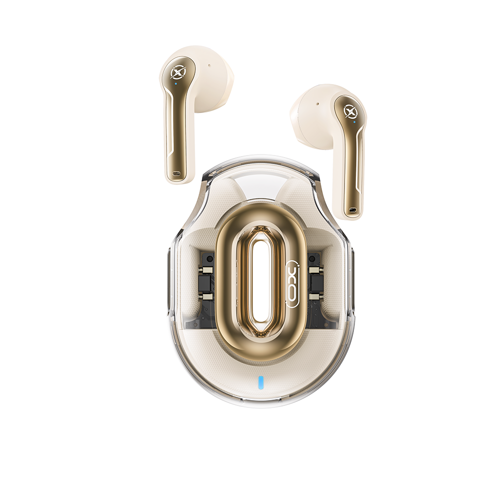 XO X43 Colorful nyakpántos TWS fülhallgató (Bézs)