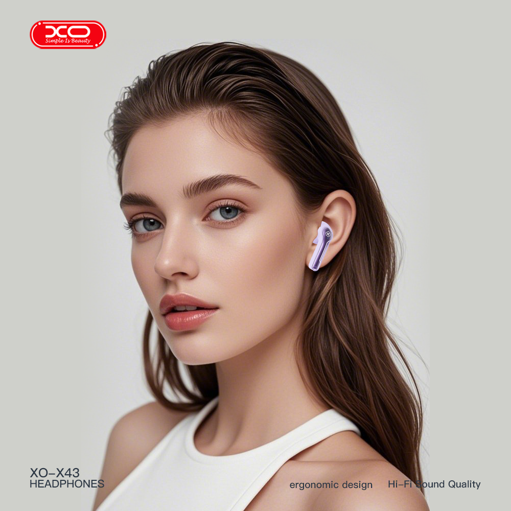 XO X43 Colorful nyakpántos TWS fülhallgató (Lila)
