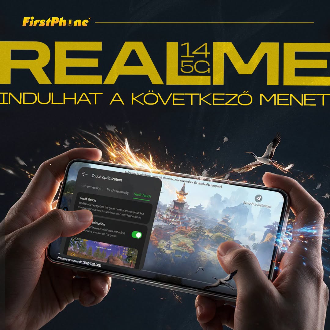 🎮🔥 Gamer mobil 89 990 Ft-ért? A Realme 14 5G odacsap!