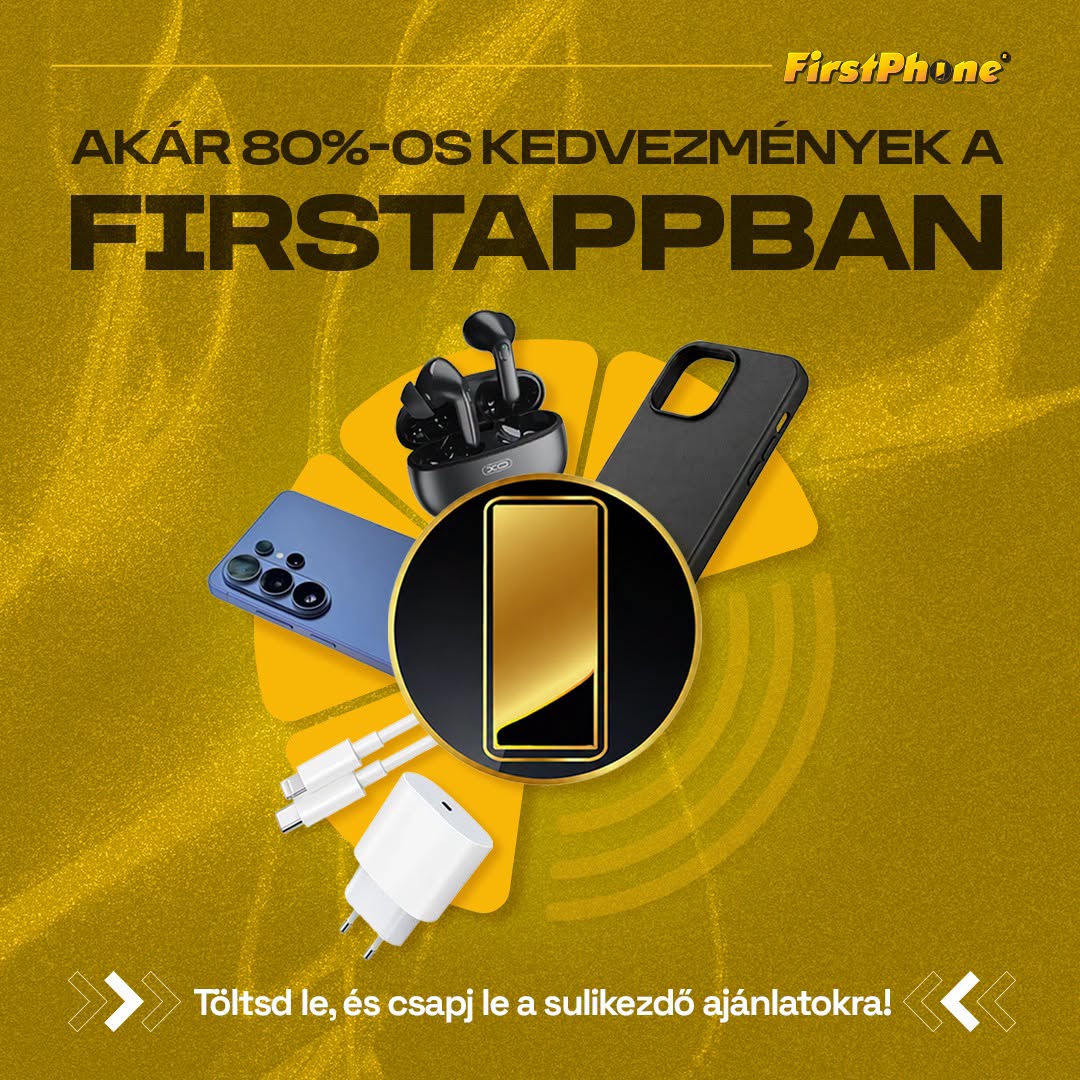 🎒📱 Sulikezdés okosabban: akár 80% kedvezmény a FirstAppban! 🤩