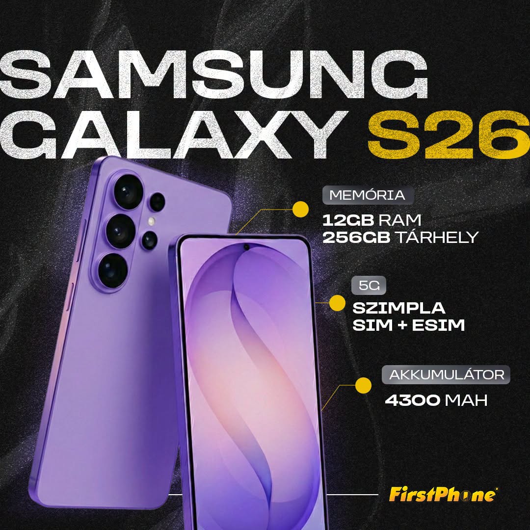 Samsung Galaxy S26 5G: gyors teljesítmény és prémium mobilélmény a mindennapokra