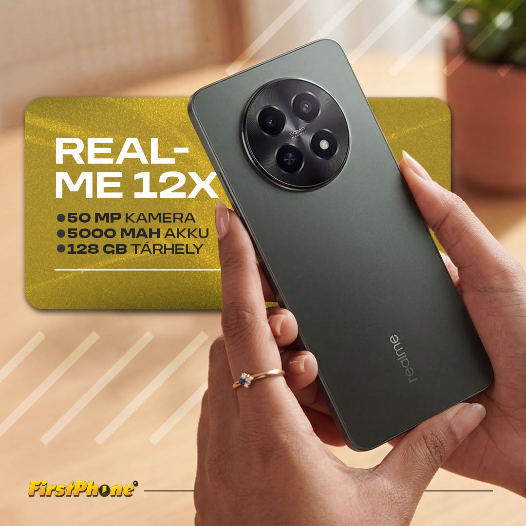 Realme 12x 5G – Több energia, több élmény. ⚡🎯