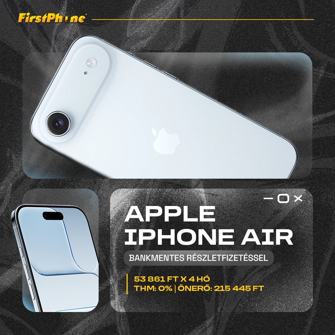 Csak néhány kattintás és az iPhone Air már a tiéd. 🔥
