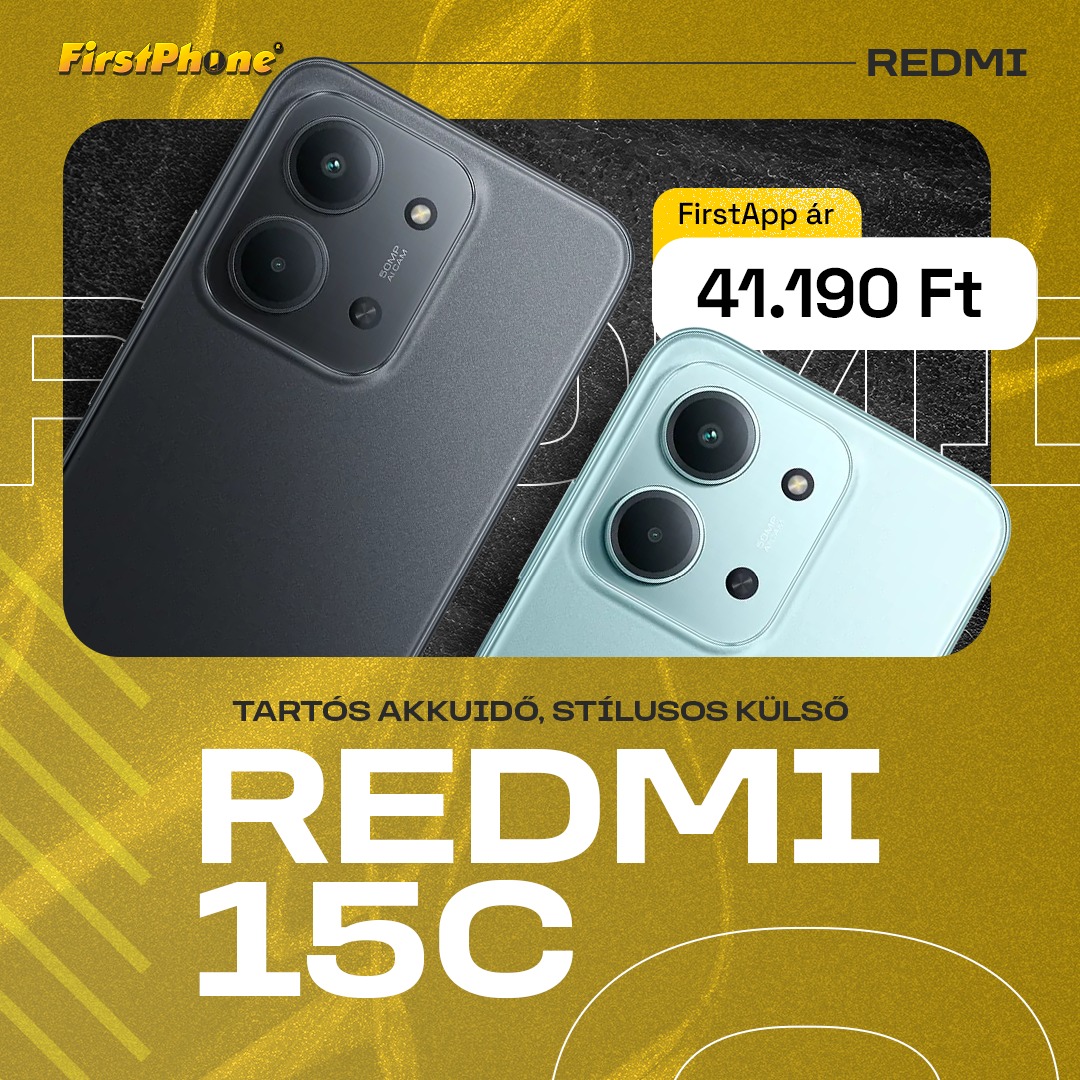 Hozd ki a legtöbbet a napodból a Redmi 15C-vel! 🔋