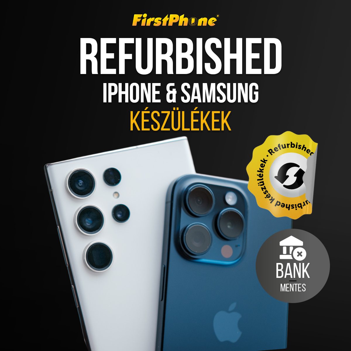Fedezd fel legjobb refurbished Apple és Samsung telefonjainkat! 😎📱