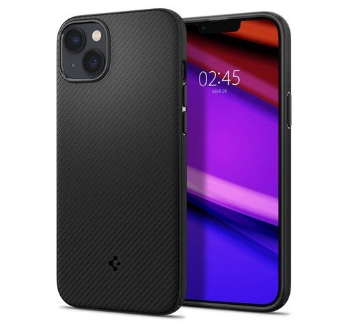 Apple iPhone 14 Pro Spigen Mag Armor prémium hátlap tok (Fekete)