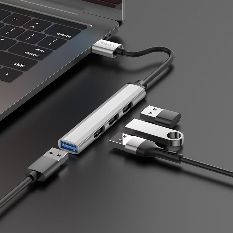 hoco-hb26-hub-aluminium-type-c-hub-1db-usb30-3db-usb20-csatlakozassal-max-1tb-os-merevlemez-tamogatas-femszurke_3.jpg