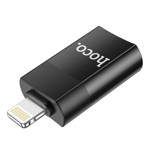 Hoco UA17 átalakító (USB, lightning) OTG átalakító Lightning-ról USB-A-ra, fekete