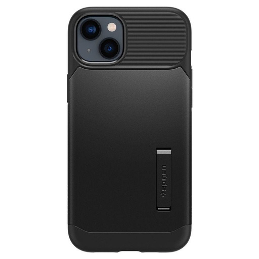 Apple iPhone 14 Plus Spigen slim armor ütésálló hátlap tok (Fekete)